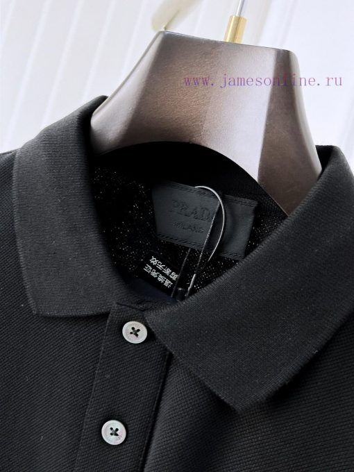 Prada 25ss New High-quality Short Sleeved Polo Shirt With A CollarCorrect Top-level Replication kf91xnaq - Image 8
