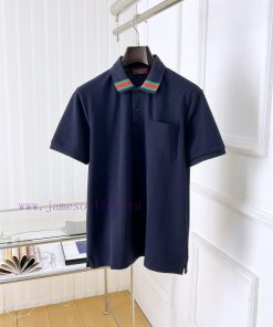 Gucci 25ss New High-quality Short Sleeved Polo Shirt With A CollarSynchronize With The Original xcnodipm