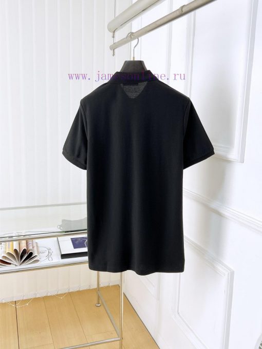 Prada 25ss New High-quality Short Sleeved Polo Shirt With A CollarCorrect Top-level Replication 3m8ss40h - Image 3