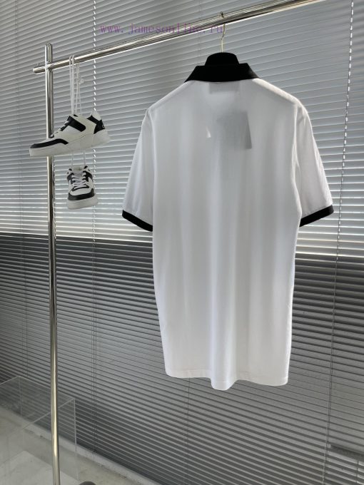 -PRAD 25ss Spring/Summer Latest Official Website Spring/Summer New Men's Short Sleeved Polo Shi 4djiv6ho - Image 9