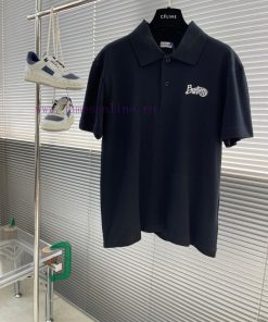 Burberry 25ss New Cotton Embroidered Polo ShirtMade Of Pearl Mesh Cotton Fabric Using Double Ri vkufwu8f