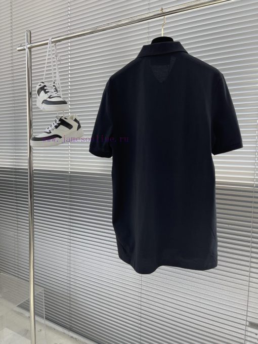 -PRAD 25SS Spring/Summer Polo New CollectionSplicing Contrasting Woven Fabric Design Paired Wit vs06v47y - Image 9