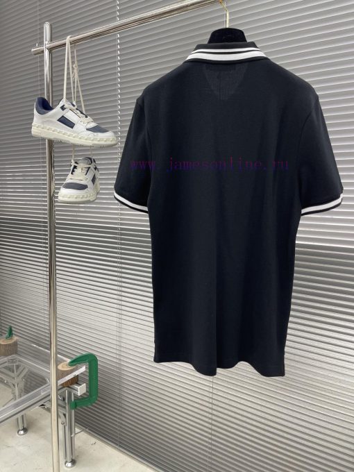 -GUCC 25 Spring/Summer New Polo Shirt This Version Of The Polo Shirt Is Crafted With Elastic Pe zfr06ds2 - Image 9