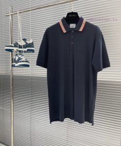 -Burberry 2025SS Spring/Summer Polo New CollectionEmbroidered TB Logo On The Chest Classic Stri mh17z4hz