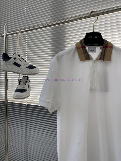 -Burberry 25ss New Color Woven LapelThe Fabric Is Woven With Double BeadsThe Collar Is Made Of 4dub4c5z - Image 3