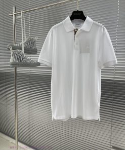 -Burberry 25SS Spring/Summer Polo New CollectionClassic War Horse Tajima Embroidery Craftsmansh qwk30bgl