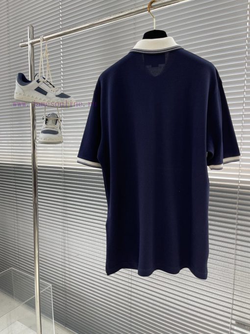 -GUCC 2025 New Interlocking Zhangzai Polo Shirt Short Sleeve Original 11 Development High Densi 14c9qywr - Image 9