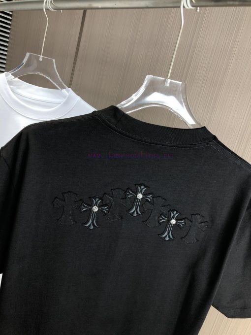CH Kroxin 25FW Spring/Summer New Round Neck T-shirt With Cloth Embroidered Original Version Mad uw2hccqa - Image 10