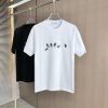 Dior 25FW Spring/Summer New Round Neck T-shirt With Old Flowers Dior Cowboy Jacquard Embroidere zm78e936
