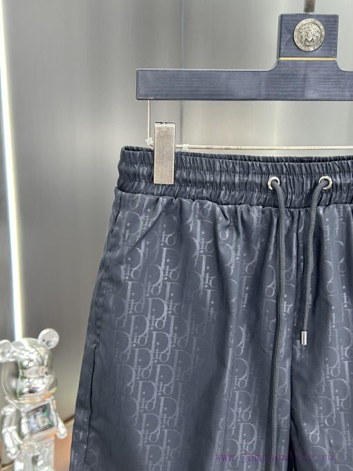 DIOR 2024 Spring And Summer New Beach Pants Five Cent Shorts Official Website Synchronized With h6r3i4dd - Image 5