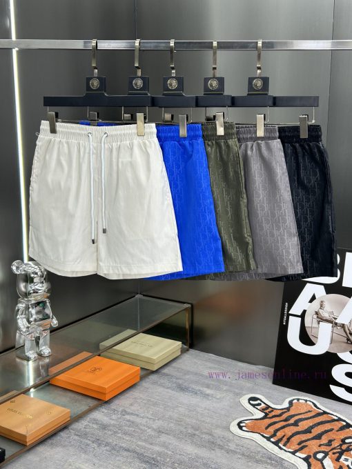 DIOR 2024 Spring And Summer New Beach Pants Five Cent Shorts Official Website Synchronized With h6r3i4dd - Image 11