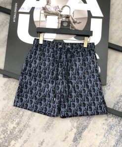 Dior 2024 Summer Men's Casual Shorts Beach Pants Customized Quick Drying Fabric Soft And Smooth 8ee9vu27