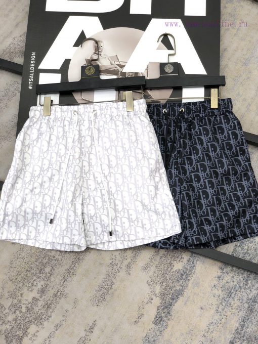Dior 2024 Summer Men's Casual Shorts Beach Pants Customized Quick Drying Fabric Soft And Smooth m88zdjzy - Image 4