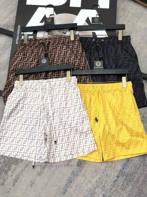 Fendi 2024 Summer Men's Casual Shorts Beach Pants Customized Quick Drying Fabric Soft And Smoot 21jl3dix - Image 4