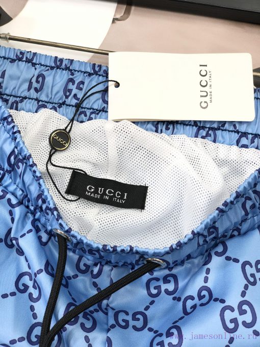 Gucci 2024 Summer Men's Casual Shorts Beach Pants Customized Quick Drying Fabric Soft And Smoot apcibnnp - Image 8