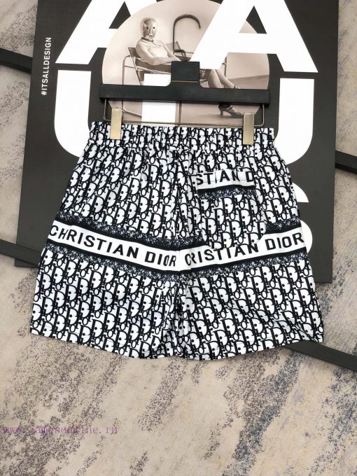Dior 2024 Summer Men's Casual Shorts Beach Pants Customized Quick Drying Fabric Soft And Smooth 420lglfm - Image 3