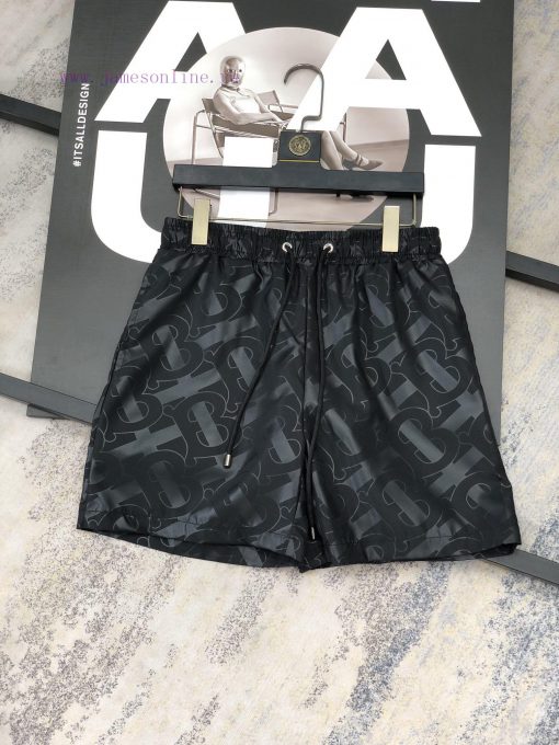 Burberry 2024 Summer Men's Casual Shorts Beach Pants Customized Quick Drying Fabric Soft And Sm faywglne - Image 2