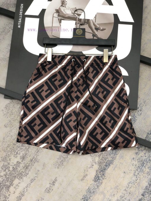 Fendi 2024 Summer Men's Casual Shorts Beach Pants Customized Quick Drying Fabric Soft And Smoot dzbtinsh - Image 2
