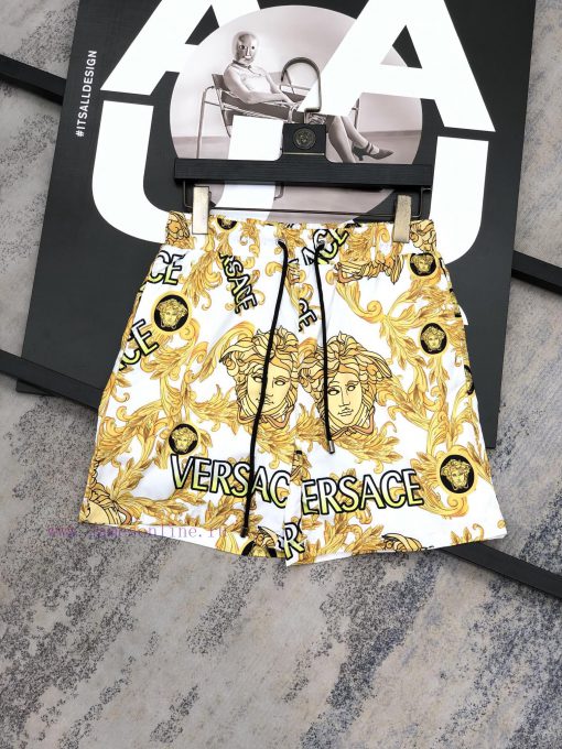 Versace 2024 Summer Men's Casual Shorts Beach Pants Customized Quick Drying Fabric Soft And Smo rc4h17kk