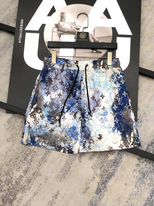 LV 2024 Summer Men's Casual Shorts Beach Pants Customized Quick Drying Fabric Soft And Smooth T et5ljbk7 - Image 2