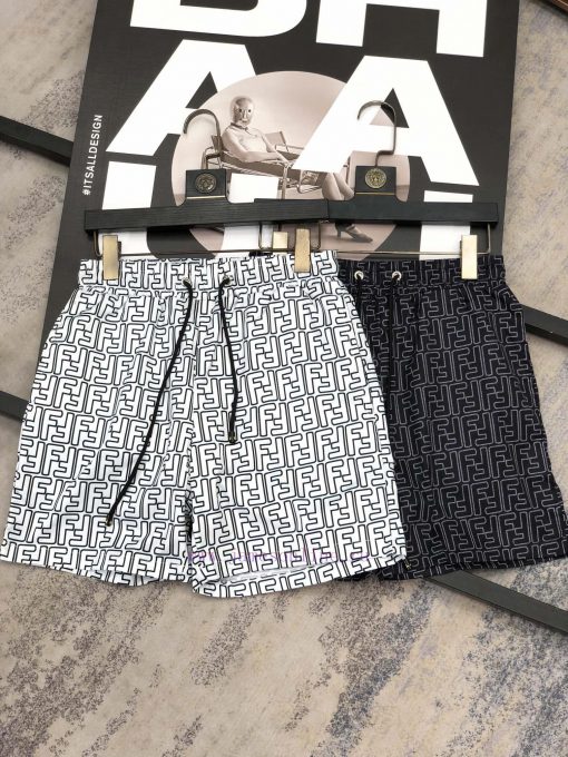 Fendi 2024 Summer Men's Casual Shorts Beach Pants Customized Quick Drying Fabric Soft And Smoot 3gdfxiwd - Image 4