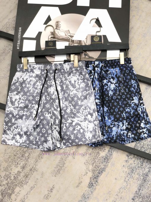 LV 2024 Summer Men's Casual Shorts Beach Pants Customized Quick Drying Fabric Soft And Smooth T nbvbrmni - Image 4