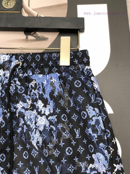 LV 2024 Summer Men's Casual Shorts Beach Pants Customized Quick Drying Fabric Soft And Smooth T nbvbrmni - Image 6