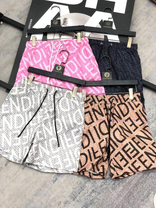 Fendi 2024 Summer Men's Casual Shorts Beach Pants Customized Quick Drying Fabric Soft And Smoot bx9dct32 - Image 4