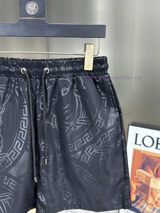Versace 2025 Spring/Summer New Beach Pants Quarter Shorts Official Website Synchronized With Or tco9duwg - Image 4
