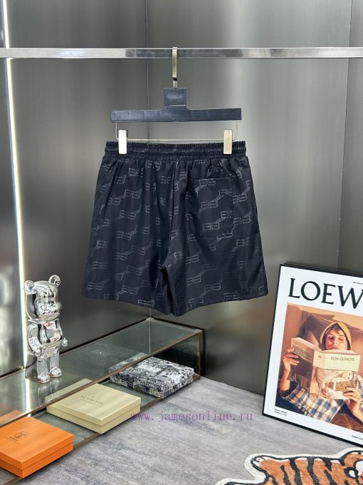 Balenciaga 2025 Spring And Summer New Beach Pants 4-point Shorts Official Website Synchronized c0hfzcrf - Image 3