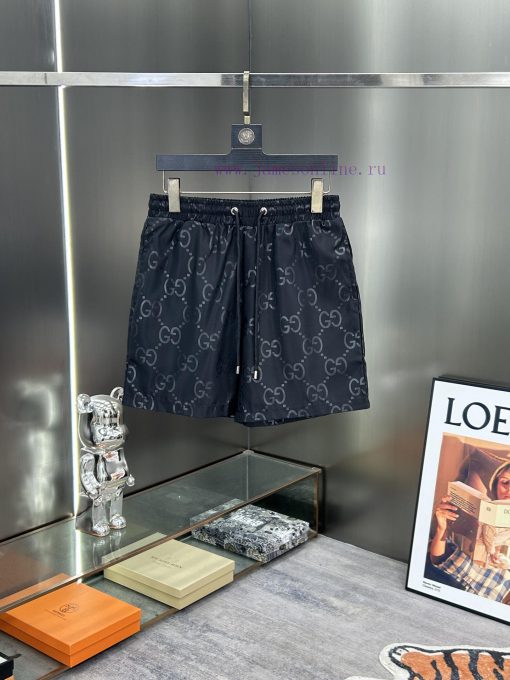 GUCCI 2024 Spring And Summer New Beach Pants 4 ⃣ The Official Website Of Fen Shorts Synchronize hf6crh7m