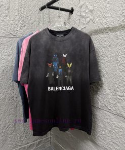 Balenciaga Paris * 2025 Summer New Collection Hanging Dyeing Gradient Vintage Model Letter Logo aj7bh9x2