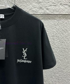 Ysl * Saint Laurent * 2025 Spring/Summer New Collection Classic Letter Silver Thread Embroidery lggm6urs