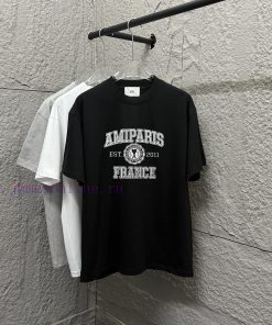 Ami * 2025 Spring/Summer New Collection Ami Letter Plush Craft Customized Double Yarn Plain Cot 8ivbnj3n