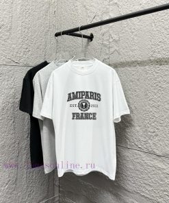 Ami * 2025 Spring/Summer New Collection Ami Letter Plush Craft Customized Double Yarn Plain Cot cm1tzrv2