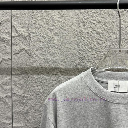 Ami * 2025 Spring/Summer New Collection Ami Letter Plush Craft Customized Double Yarn Plain Cot ody7ffgd - Image 6
