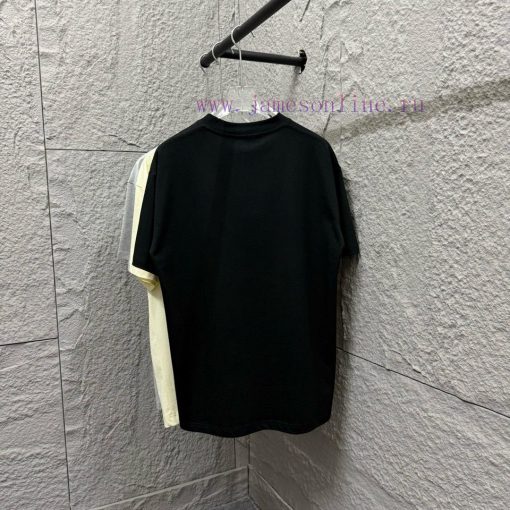 Gu Gu * Chi 2025 Spring/Summer New Collection Pink Letter Double G Embroidered Short Sleeve T-s k3tocg21 - Image 5