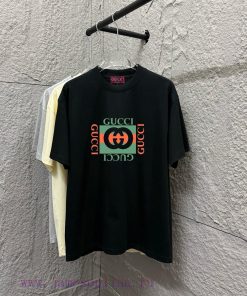 Gucci 2025 Spring/Summer New Collection: Classic Letter Double G Printed Short Sleeve T-shirt O dxpeawgd