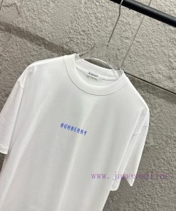 Burberry 2025 Spring/Summer Classic Simple Blue Letter Embroidered Personalized Logo Custom Dou jqnyui7b