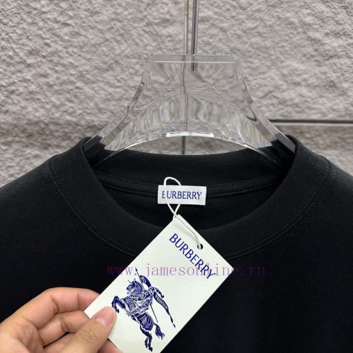 Burberry 2025 Spring/Summer Classic Simple Blue Letter Embroidered Personalized Logo Custom Dou m6dse0tg - Image 6