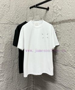 MM6 Magi * 2025 Spring/Summer New Collection Classic Embroidered Chest Back Letter Printed Shor n42m9o6b