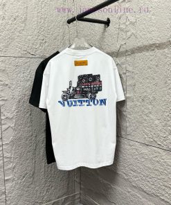 LV Louis Vuitton 2025 Spring/Summer New Collection Classic Letter Back Car Printed Custom Doubl 7xhvjfy3