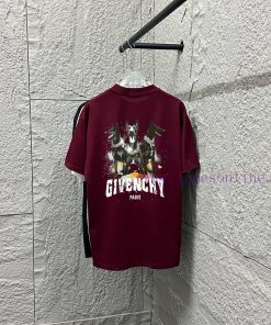 Gvc * Jifan * Xi 2025 Spring/Summer New Collection Letter Printed Back Hound Dog Printed Custom 72ojs3uo