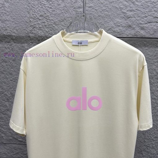 Alo * 2025 Spring/Summer Classic Simple Letter Foam Craftsmanship Personalized Logo Customizati s1ex552c - Image 4