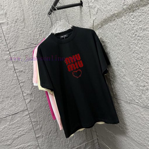 Miu Miu 2025 Spring/Summer New Collection Classic Simple Plush Craftsmanship Letter Love Short xlx5ja1m - Image 6