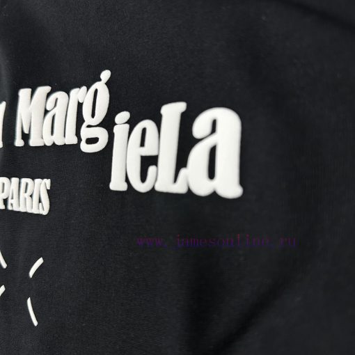 MM6 Magi * La 2025 Spring/Summer New Collection MM6 Letter Totem Classic Foam Craft Short Sleev f7kz040h - Image 5