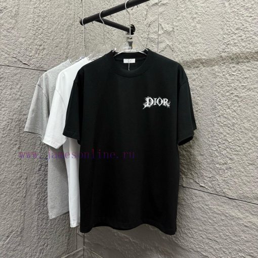 Dior 2025 Spring/Summer New Collection Classic Inkjet Letter Front And Back Printing Simple And isxb54mg