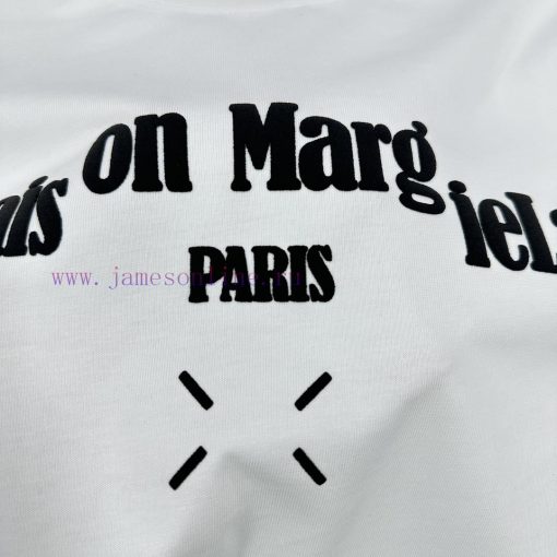 MM6 Magi * La 2025 Spring/Summer New Collection MM6 Letter Totem Classic Foam Craft Short Sleev nqym7csz - Image 7
