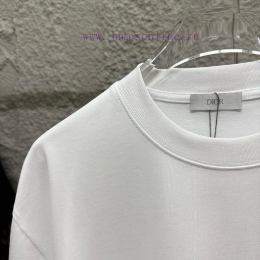 Dior 2025 Spring/Summer New Collection Classic Inkjet Letter Front And Back Printing Simple And dfqakynj - Image 9
