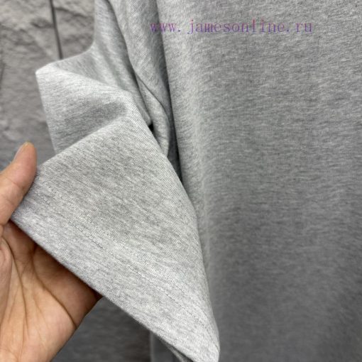 Ami 2025 Spring/Summer New Collection Ami Letter Embroidered Custom Double Yarn Plain Cotton Fa 4p92rppb - Image 6
